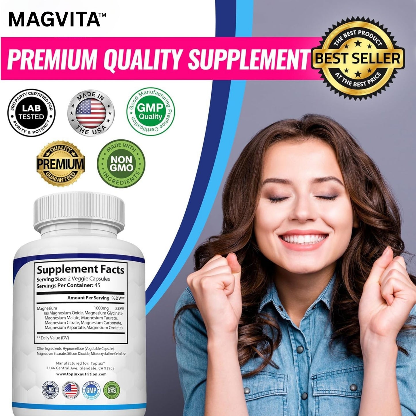 MagVita™ Magnesium Complex – 8 Essential Magnesium Forms