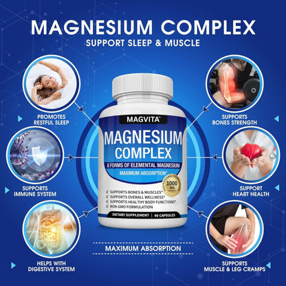 MagVita™ Magnesium Complex – 8 Essential Magnesium Forms