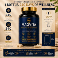 MagVita™ Magnesium 12-in-1 Complex – High Absorption 240 Count