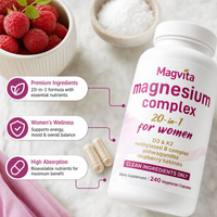 Magvita Women 20-1 Magnesium Complex for Women, 240 Vegetarian Capsules