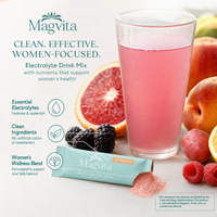 Magvita Health Electrolyte Drink Mix - 15 On-The-Go Sticks Variety Pack