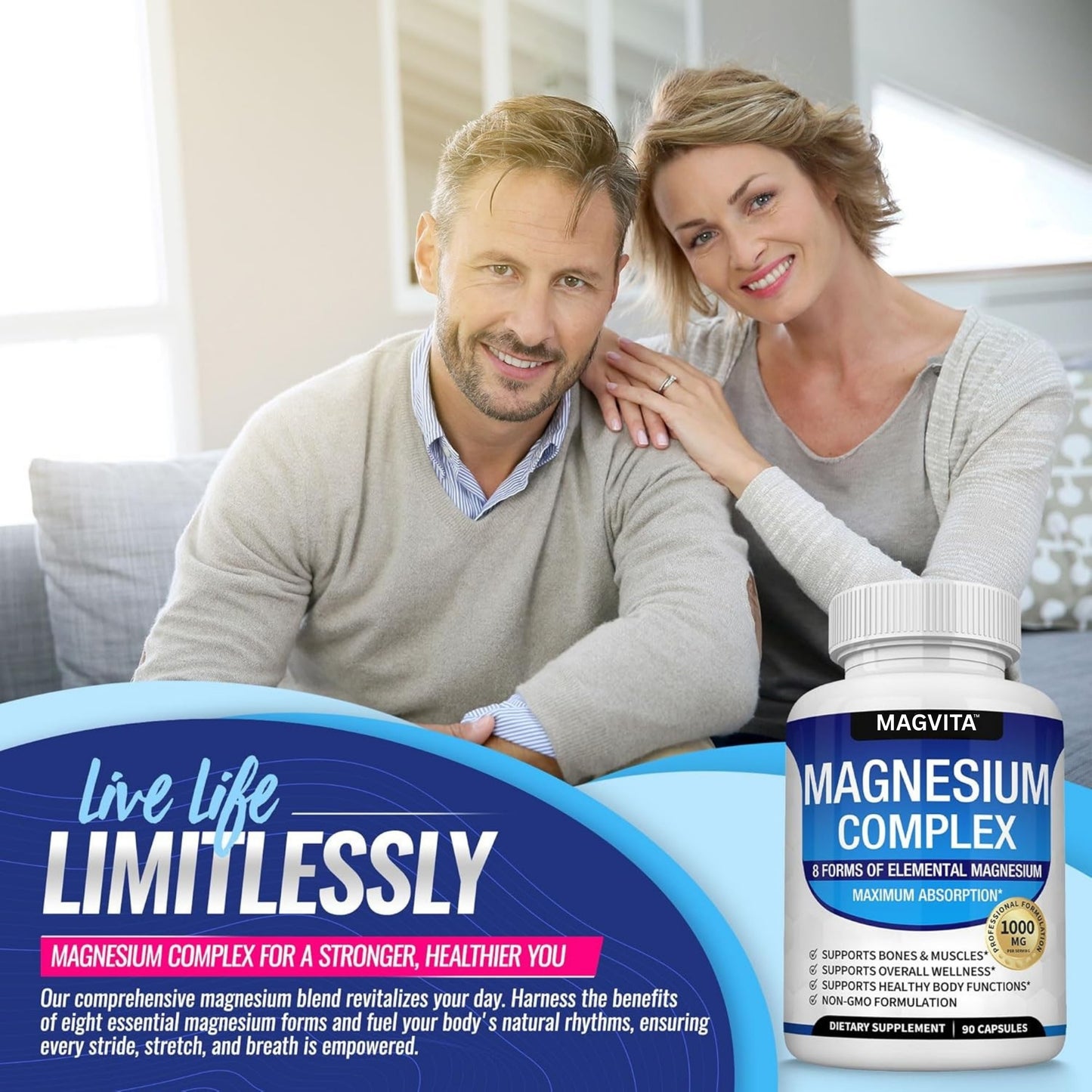 MagVita™ Magnesium Complex – 8 Essential Magnesium Forms