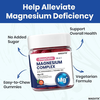 MagVita™ DeepCalm 14-in-1 Magnesium Complex Gummies
