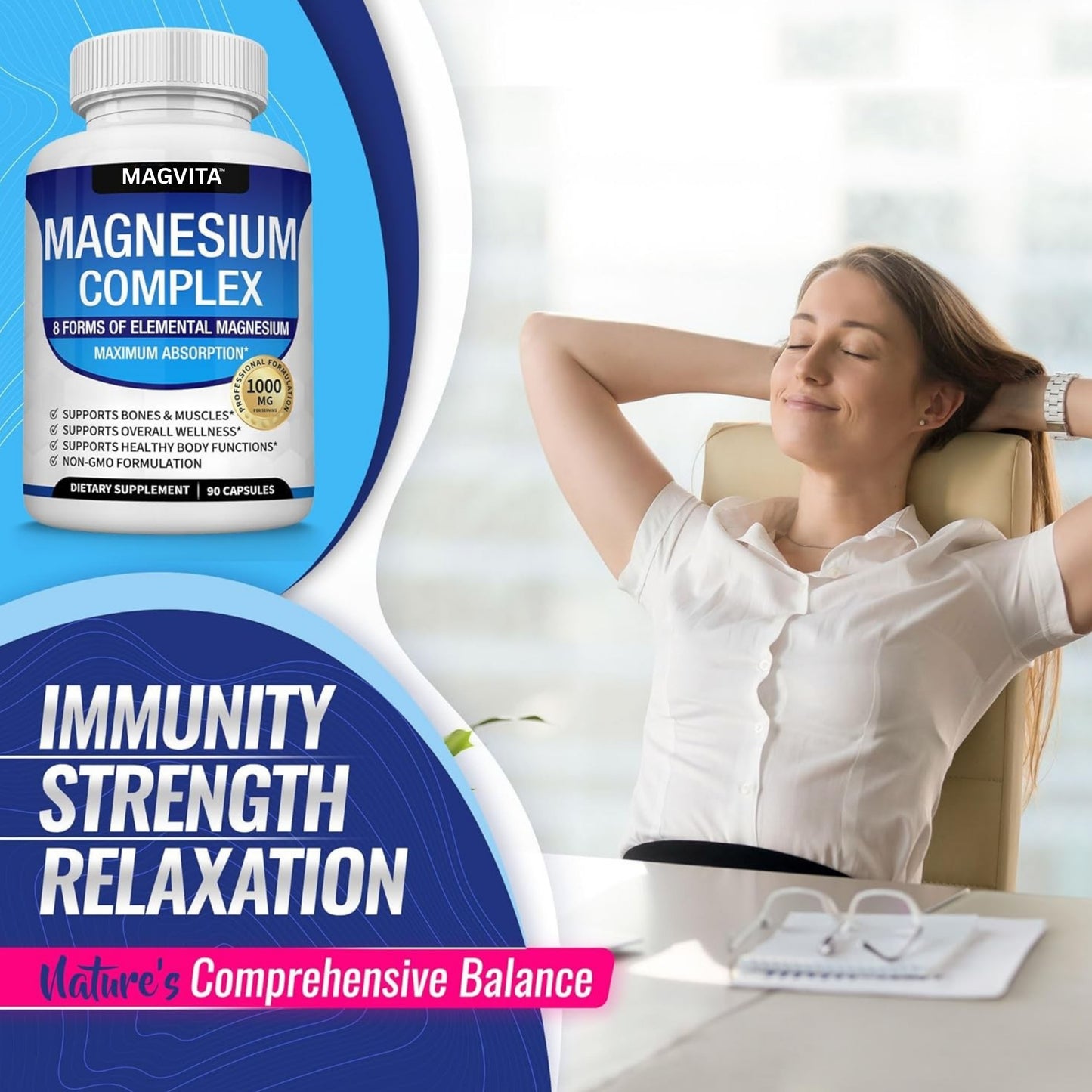 MagVita™ Magnesium Complex – 8 Essential Magnesium Forms
